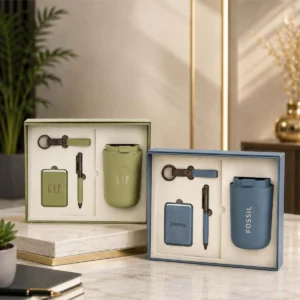 Smart Wallet & 380 ml Flask Executive Gift Set
