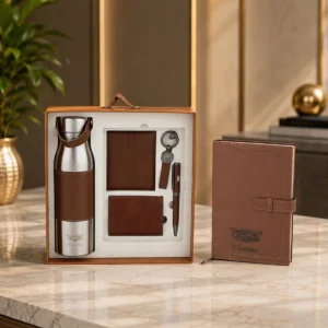 Premium 6-Piece Executive Gift Set with 550 ml Flask