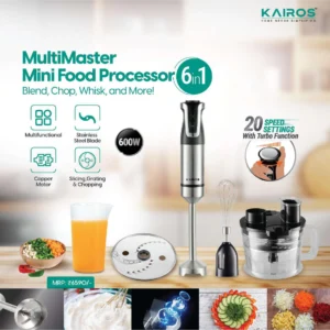 Kairos MultiMaster Mini Food Processor 6-in-1