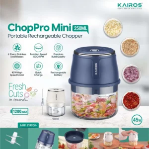Kairos ChopPro Mini Portable Chopper 250ml