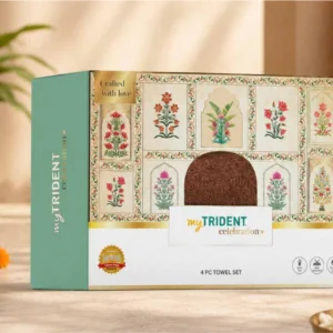 myTrident Celebration 450 GSM 4-Piece Towel Set