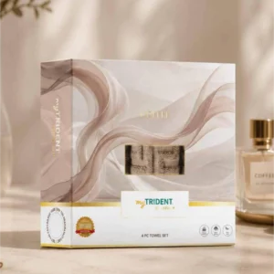myTrident Aroma 500 GSM Scented 4-Piece Towel Set